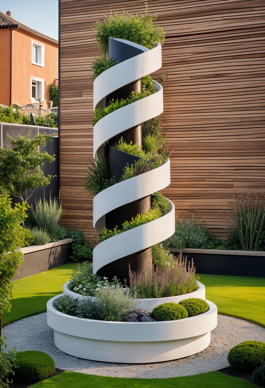 Spiral Herb Tower Garden 1 1